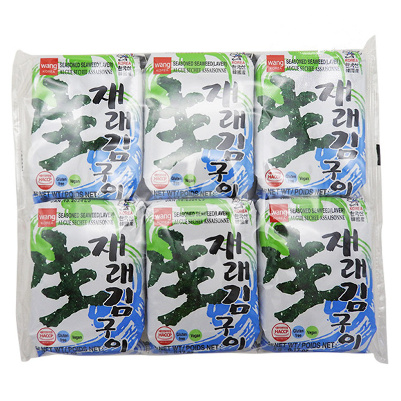 [502717/5A0463] SNACK ALGA ORIGINAL *WANG* 韩国WANG原味海苔 5g/6u/16