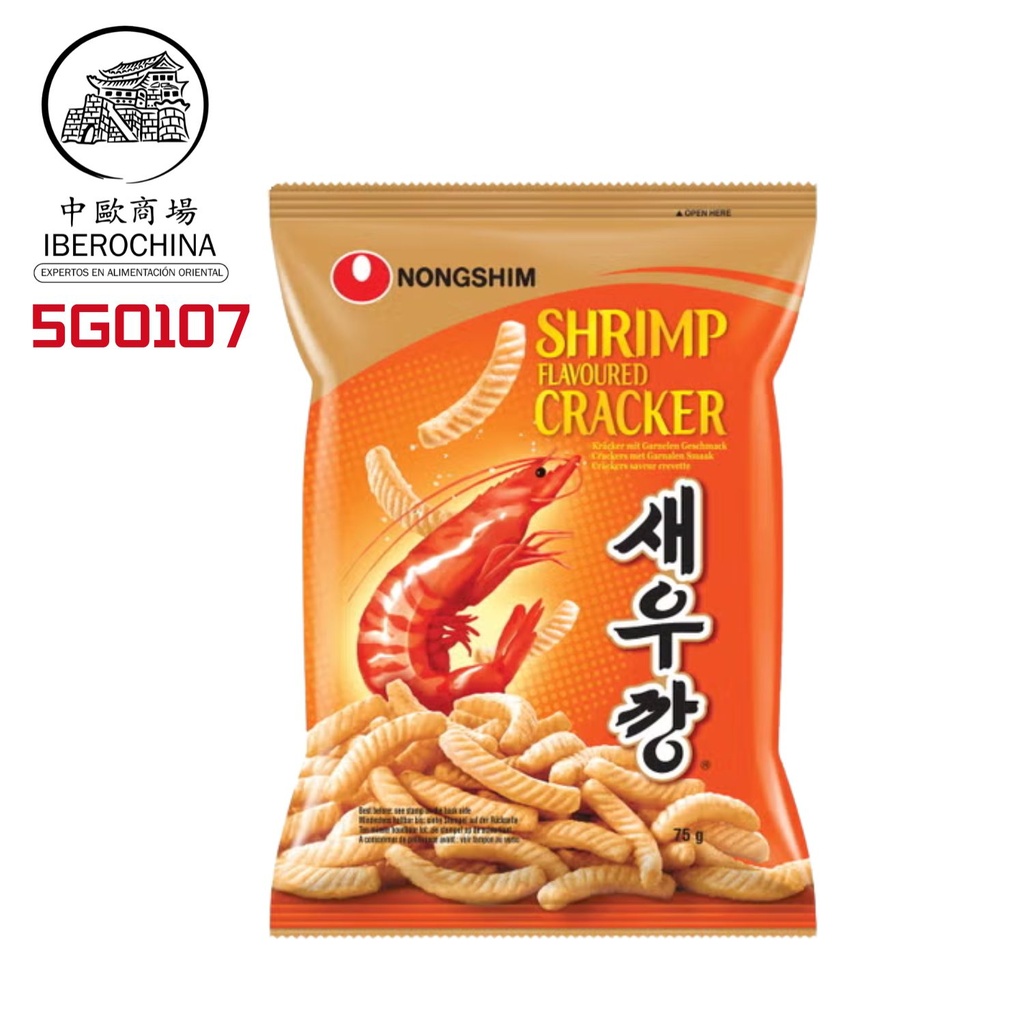 SNACK GAMBA *NONGSHIM* 农心虾条 75g/20