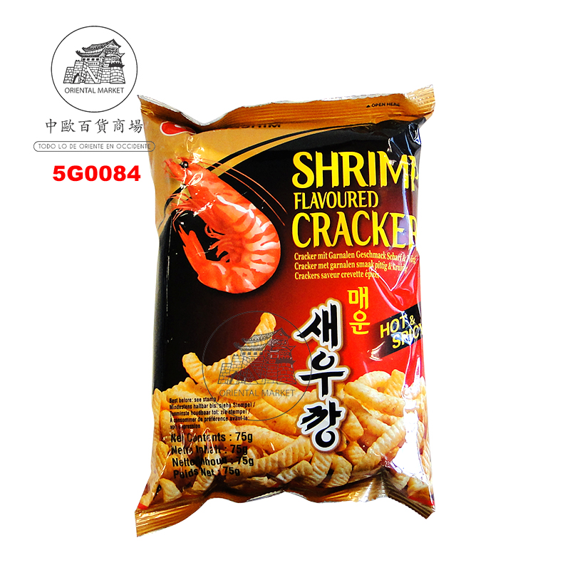 CHIPS GAMBA PICANTE *NONGSHIM* 韩国农心辣虾条 75g/20