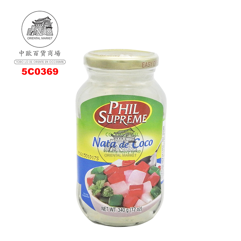 NATA DE COCO *PHIL SUPREME* 菲式椰果 340g/12