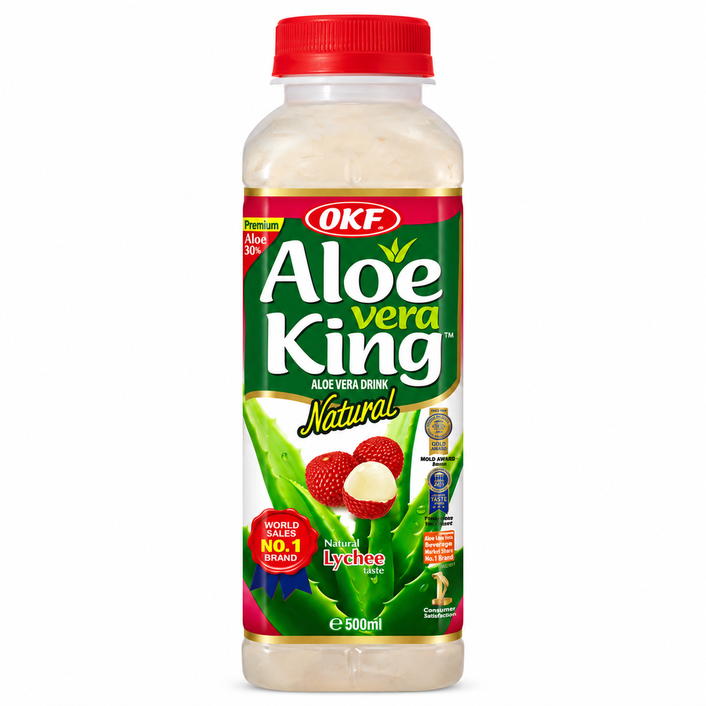 BEBIDA ALOE VERA LICHIS *OKF* 荔枝芦荟饮料 500ml/20