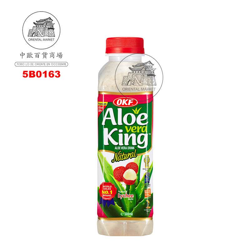 BEBIDA ALOE VERA LICHIS *OKF* 荔枝芦荟饮料 500ml/20