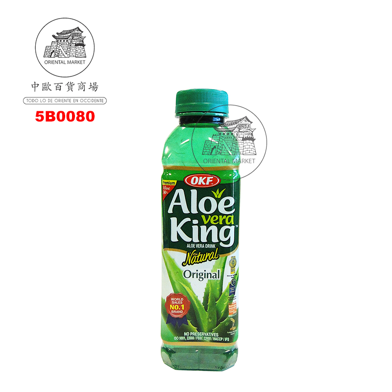 BEBIDA ALOE VERA ORIGINAL *OKF* 韩国芦荟饮料 500ml/20