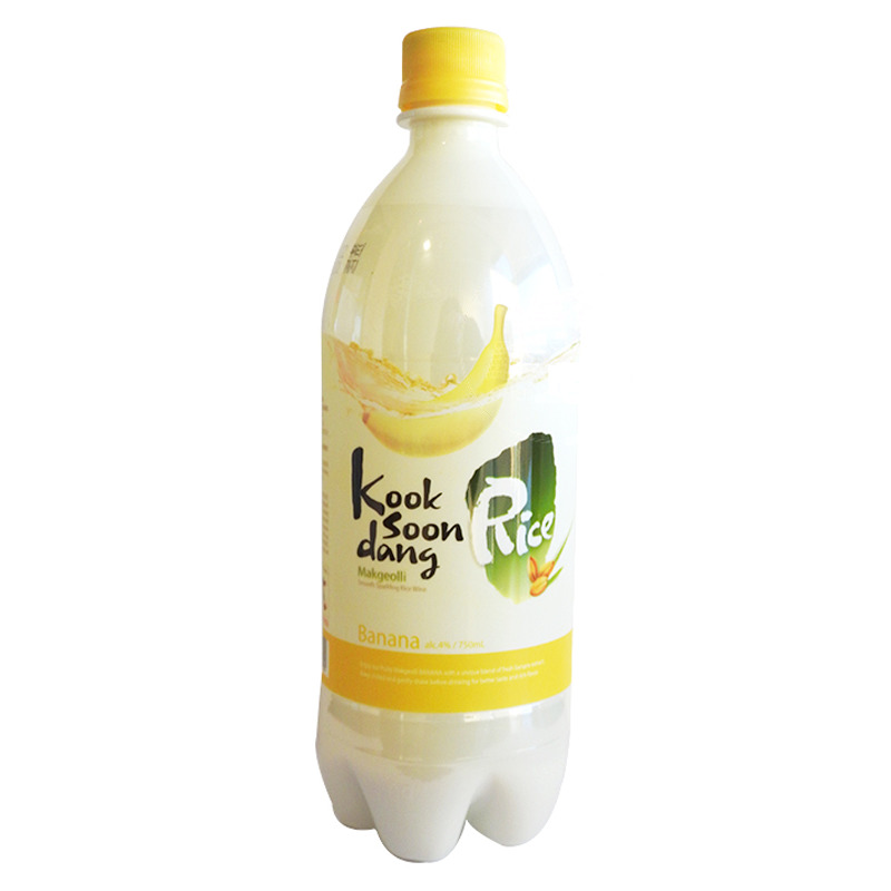 [502926/5V0168] VINO ARROZ MAKGEOLLI PLATANO(4%) *KSD* 韩国米酒香蕉味 750ml/20
