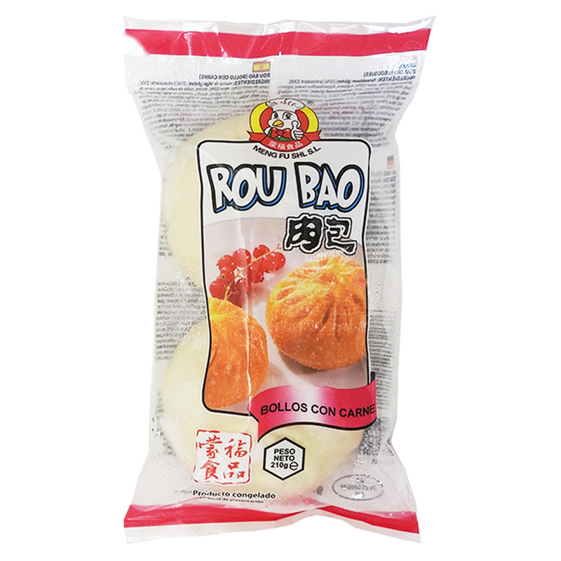 [200701/2X0003] ROU BAO CONGELADO *MENGFU* 蒙福冻猪肉包 210g/2u/20