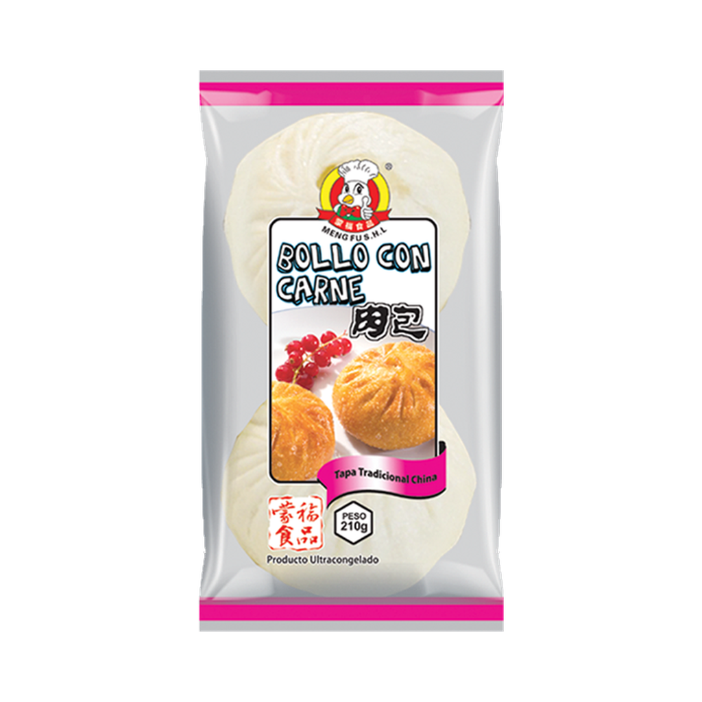 [200701/2X0003] ROU BAO CONGELADO *MENGFU* 蒙福冻猪肉包 210g/2u/20