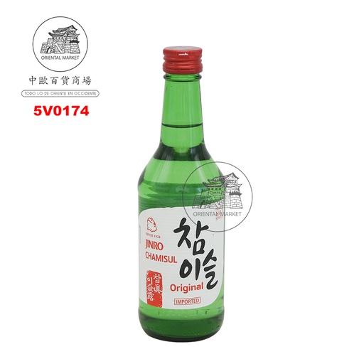 [5V0174] SOJU ORIGINAL (20,1%) *JINRO* 韩国真露烧酒 350ml/20