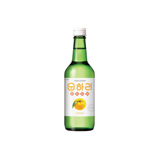 [502742/5V0143] SOJU (12%) CITRON *LOTTE* 乐天柚子味烧酒 350ml/20