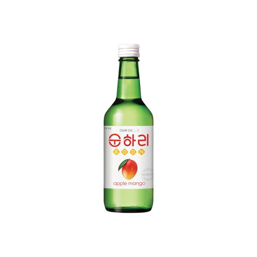 [502744/5V0190] SOJU (12%) MANGO MANZANA *LOTTE* 乐天芒果苹果味烧酒 350ml/20