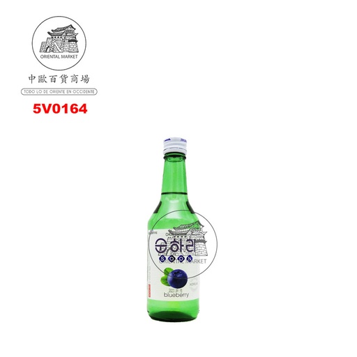 [5V0164] SOJU (12%) ARANDANO *LOTTE* 乐天蓝莓味烧酒 350ml/20