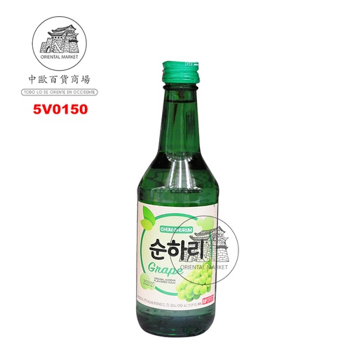 [5V0150] SOJU UVA (12%) *LOTTE* 韩国烧酒葡萄味 350ml/20