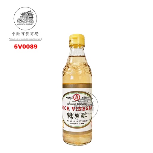 [5V0089] VINAGRE ARROZ GLUTINOSO *KONGYEN* 工研糯米醋 300ml/24