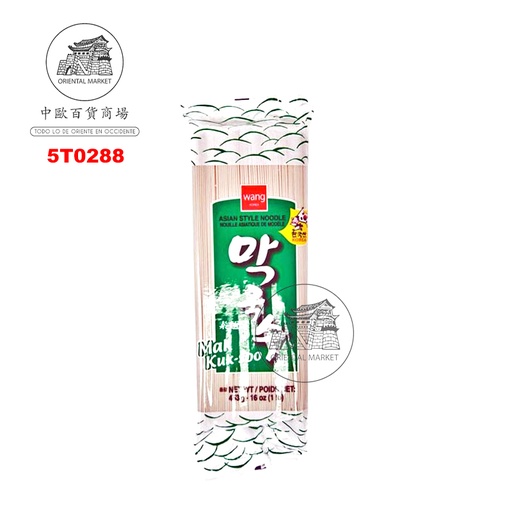 [5T0288] TALLARIN MAK KUKSOO (PEQUEÑA)*WANG* 小包韩国素面干 453g/24