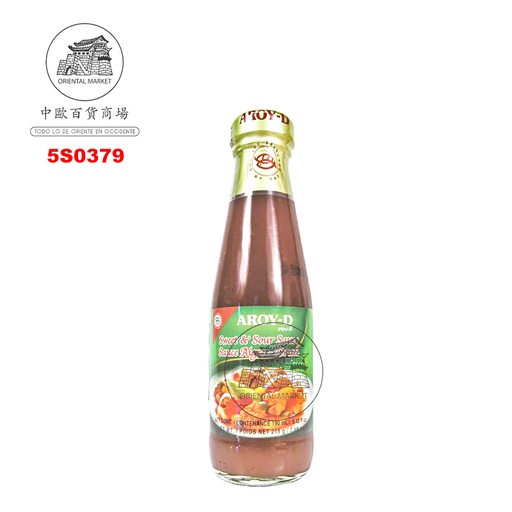 [5S0379] SALSA AGRIDULCE THAI *AROY-D* 泰式甜酸酱 190ml/24