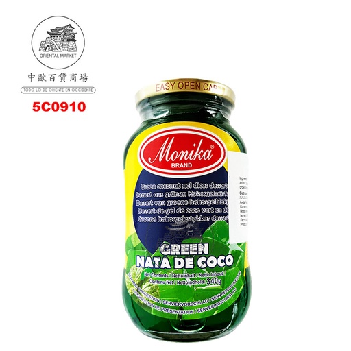 [5C0910] CONFITURA NATA COCO(VERDE) *MONIKA* 菲律宾(绿)凉粉 340g/12