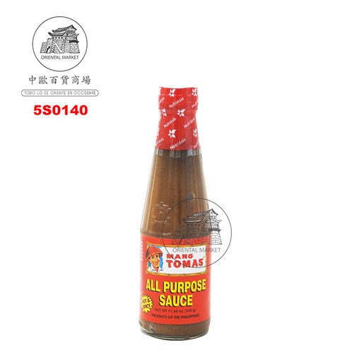 [5S0140] SALSA LECHON HOT *MANG TOMAS* 菲辣烤肉酱 330g/24