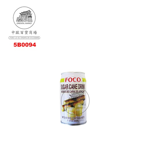[5B0094] BEBIDA CAÑA AZUCAR *FOCO* 福口甘蔗水 350ml/24