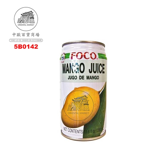 [5B0142] BEBIDA MANGO *FOCO* 福口芒果汁 350ml/24