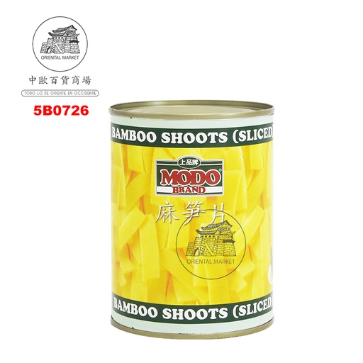 [5B0726] BAMBU CORTADO *MODO* 上品麻笋片 567g/24