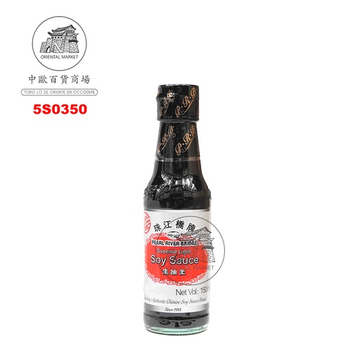[5S0350] SALSA SOJA CLARA *PRB* 小瓶珠江桥生抽王 150ml/24