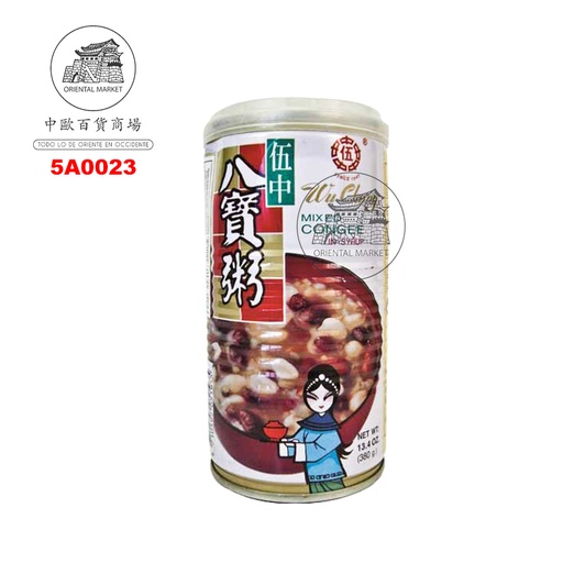 [502760/5A0023] SOPA CEREAL MIXTO *WU CHUNG* 伍中八宝粥 380g/24
