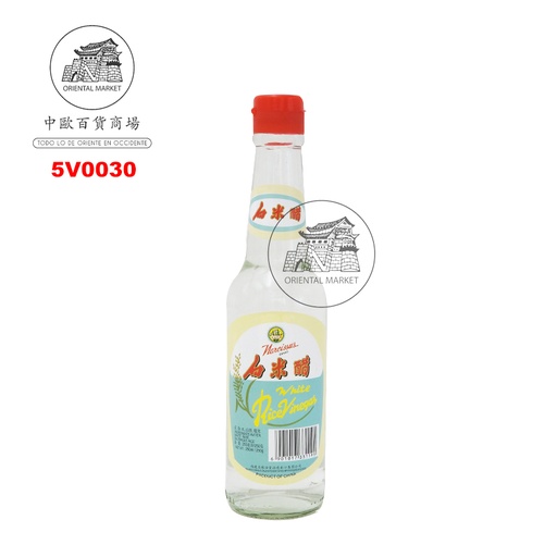 [501022/5V0030] VINAGRE DE VINO BLANCO Y ARROZ *NARCISSUS* 水仙花牌白米醋 250ML/24