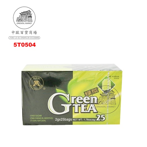 [5T0504] TE VERDE BOLSITA *GT* 蝴蝶牌袋泡绿茶 2g/25u/24
