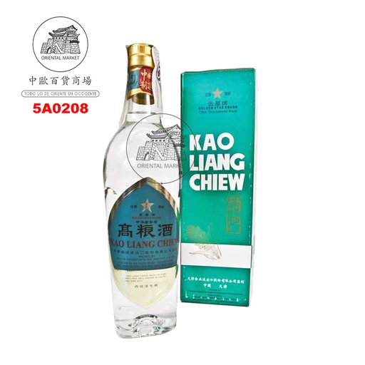 [5A0208] AGUARDIENTE (62%) KAOLIANG *JINXING* 金星高粱酒 500ml/24