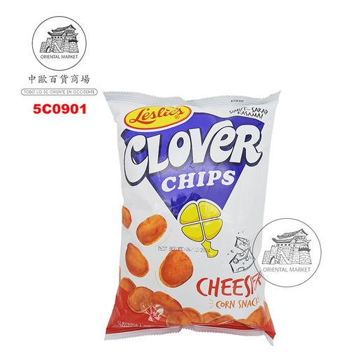 [501883/5C0901] CHIPS CHEESIER *CLOVER* 菲烤薯片 145g/25