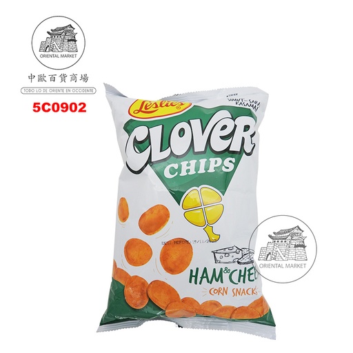 [501895/5C0902] CHIPS JAMON QUESO *CLOVER* 菲火腿乳酪味薯片 145g/25