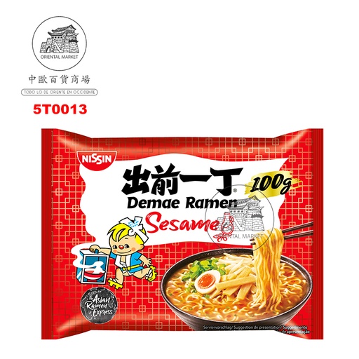 [501089/5T0013] RAMEN SESAMO *NISSIN* 麻油面 100g/30