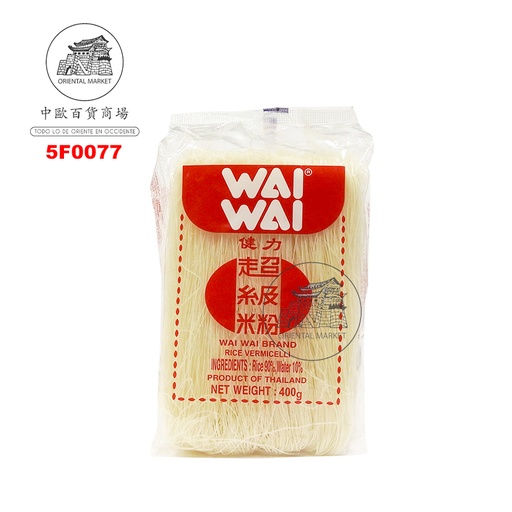 [5F0077] FIDEO ARROZ *WAI WAI* 健力细米粉 400g/30