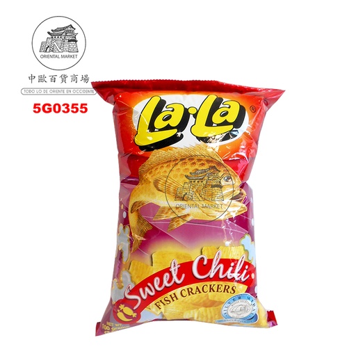 [502110/5G0355] GALLETA PICANTE *LALA* 拉拉牌辣鱼片 100g/24