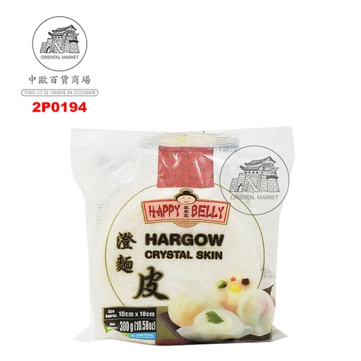 [2P0194] PASTA HARGAO CONGELADA *HAPPY BELLY* 家乐宝冻虾饺皮 300g/30