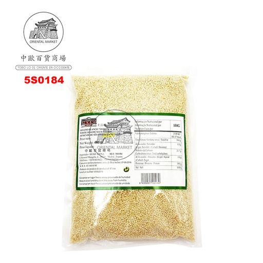 [5S0184] SESAMO BLANCO *MODO* 上品牌纯白芝麻水洗 400g/30