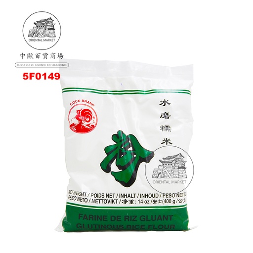 [501997/5F0149] FECULA ARROZ GLUTINOSO *COCK* 鸡标糯米粉 400g/30