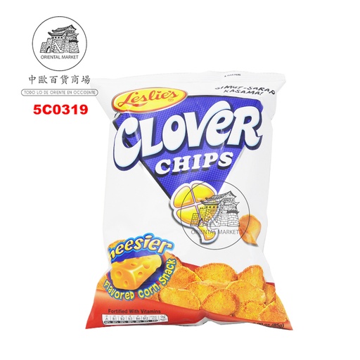 [501884/5C0319] CHIPS CHEESIER *CLOVER* 菲烤薯片 85g/35
