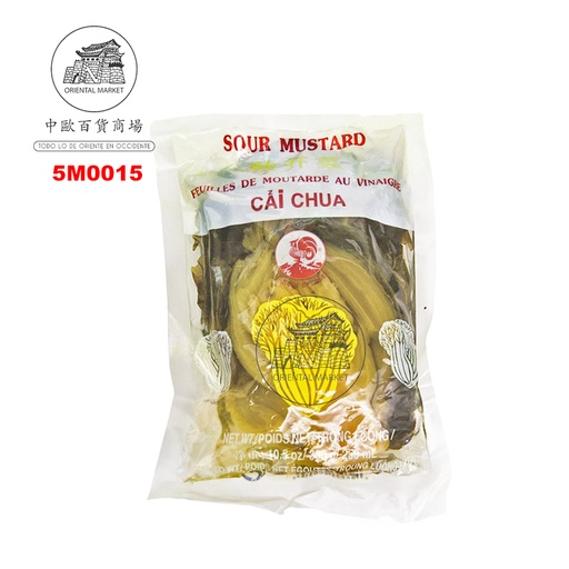 [5M0015] MOSTAZA CON CHILI PICANTE *COCK* 鸡标辣袋装酸菜 300g/36
