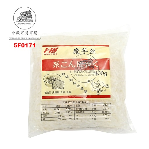 [5F0171] FIDEO KONNYAKU *JOSHU FOOG* 魔芋丝 400g/40