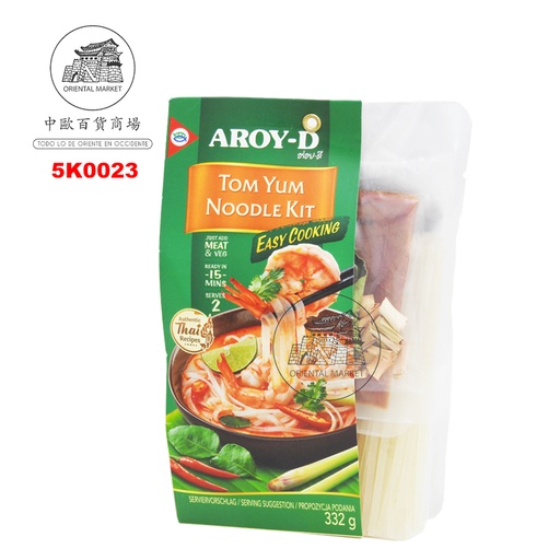 [5K0023] KIT FIDEO TOM YUM *AROY-D* 冬阴功粿条料包 332g/6