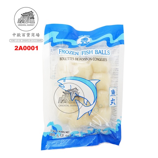 [2A0001] ALBONDIGAS DE PESCADO *COCK* 鸡标冻鱼丸 200g/50