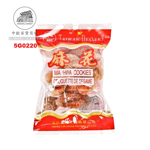 [5G0220] GALLETA MA HUA *QIO FU* 九福麻花 85g/50