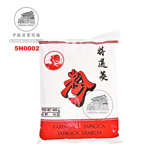 [5H0002] HARINA DE TAPIOCA *COCK* 鸡标菱粉木薯粉 400g/50