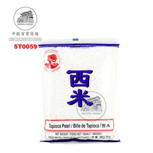 [5T0059] TAPIOCA FINO *COCK* 鸡标西米 454g/50