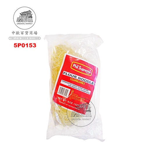 [5P0153] NOODLE LUGLUG *PHIL SUPREME* 菲式粗面线 227g/30