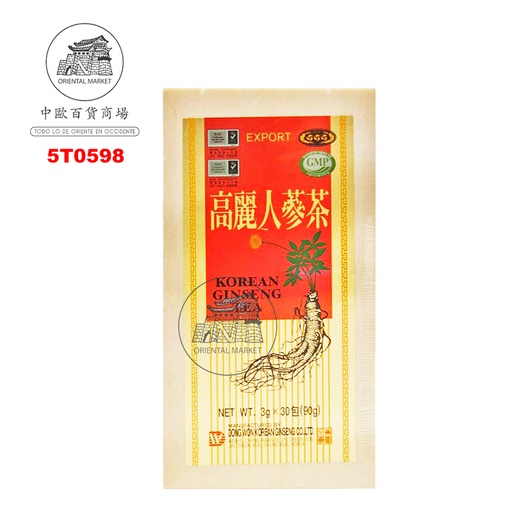 [5T0598] TE GINSENG *WANG* 韩国人参茶 3g/30u/100