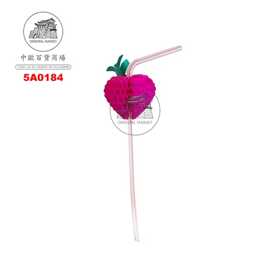 [5A0184] ADORNO POSTRE   士多啤梨小纸花盒 /100