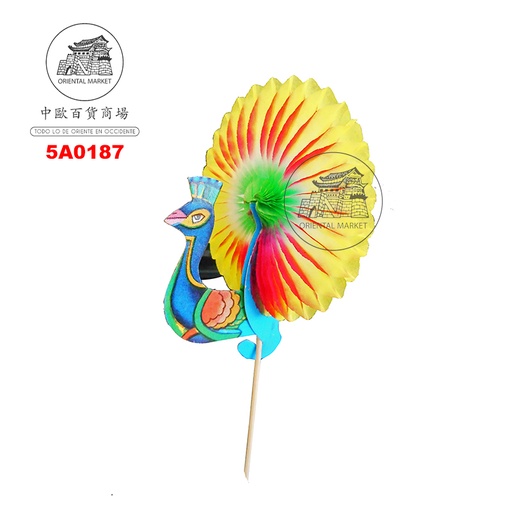 [5A0187] ADORNO POSTRE   四吋彩雀太阳花盒 /100