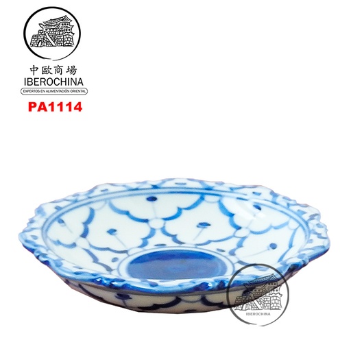 [PA1114] BANDEJA DE FRUTA AZUL  泰蓝瓷水果盘 /160