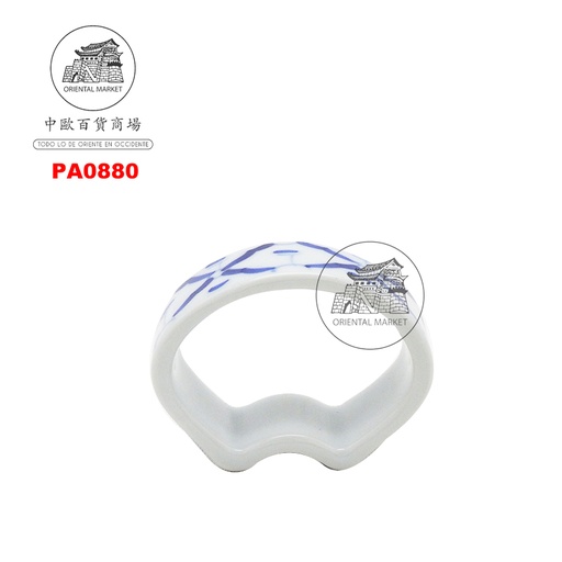 [900912/PA0880] SOPORTE DE PALILLO AZUL 泰蓝瓷筷子架 /500